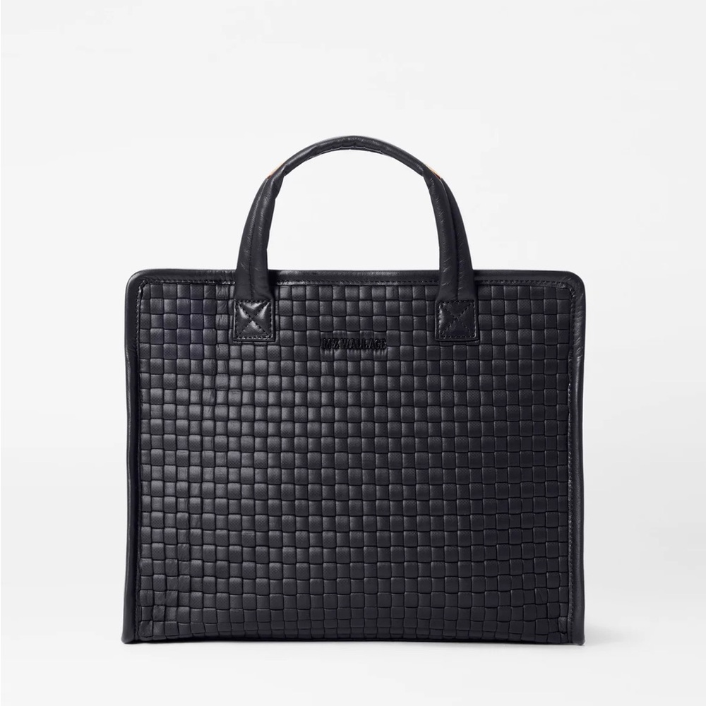 MZ Wallace Black Quilted Tote Bag